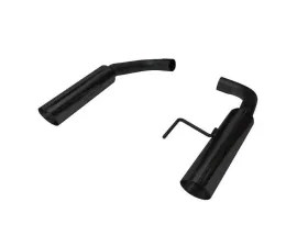 Pypes Exhaust Bomb Axle Back Exhaust 304 Stainless Black Powder Coated w/o Active Exhaust S650 Platform Ford Mustang GT 2024