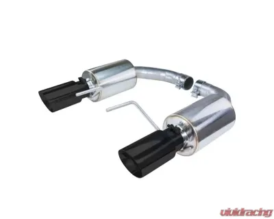 Pypes Exhaust Street Pro Touring Axle Back Exhaust Kit 304 Stainless Black Powder Coated w/o Active Exhaust S650 Platform Ford Mustang GT 2024 - SFM92MSB