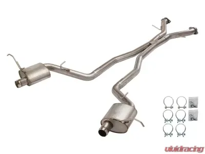 Pypes Exhaust 409 Stainless Steel Race Pro Mufflers Super System Cat-Back Exhaust Jeep SRT Cherokee 2012-2021 - SJJ05M