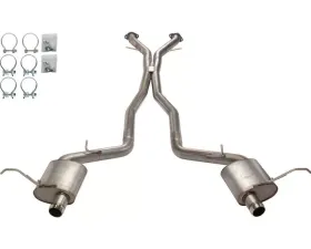 Pypes Exhaust 409 Stainless Steel Race Pro Mufflers Super System Cat-Back Exhaust Jeep SRT Cherokee 2012-2021