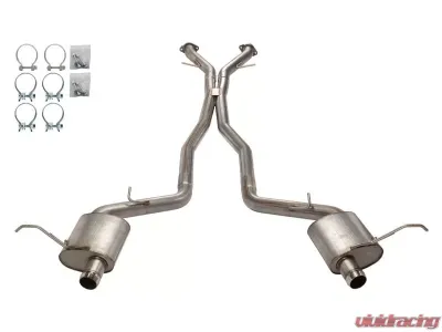 Pypes Exhaust 409 Stainless Steel Race Pro Mufflers Super System Cat-Back Exhaust Jeep SRT Cherokee 2012-2021 - SJJ05M