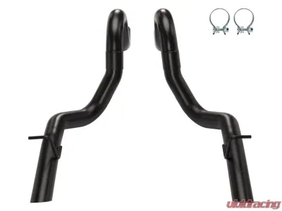 Pypes Exhaust Black 304 Stainless 3" Tailpipe Exhaust Kit Ford Mustang 1986-1993 - TFM15B