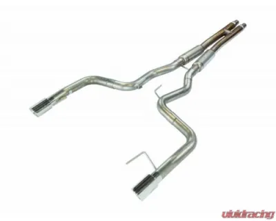 Pypes Exhaust 3" H-Bomb and Bullet Mid Mufflers Cat Back Exhaust Kit 409 Stainless Pypes Performance Exhaust Mustang GT 2024 - SFM96MH