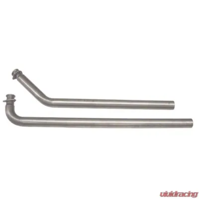 Pypes Exhaust 2.5" 3-Bolt Stainless Steel Manifold Downpipes Chevrolet Small Block 1964-1974 - DGU14S
