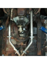 Pypes Exhaust 2.5" 3-Bolt Stainless Steel Manifold Downpipes Chevrolet Small Block 1964-1974                                     - DGU14S - Image 2