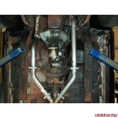 Pypes Exhaust 2.5" 3-Bolt Stainless Steel Manifold Downpipes Chevrolet Small Block 1964-1974 - DGU14S