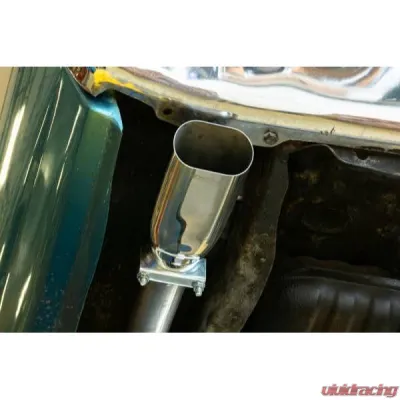 Pypes Exhaust 3" Slip Fit Clamp-On Polished Stainless Steel Pair Tail Pipe Tip Set Chevrolet Chevelle 1969-1972 - EVT56