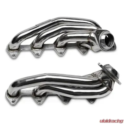 Pypes Exhaust Polished Stainless Steel Shorty Exhaust Header Gaskets Ford Mustang GT 2005-2010 - HDR54S