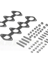 Pypes Exhaust Polished Stainless Steel Shorty Exhaust Header Gaskets Ford Mustang GT 2005-2010                                     - HDR54S - Image 5