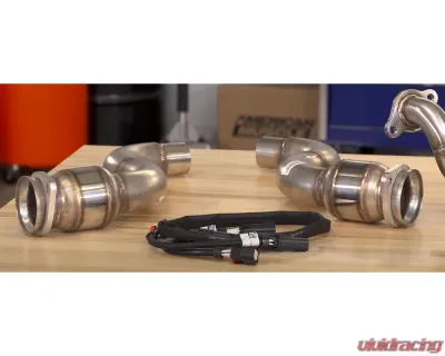 Pypes Exhaust Long Tube Header Kit With Catalytic Converters 304 Stainless Ford Mustang GT 2015-2017 - HDR78SK-1