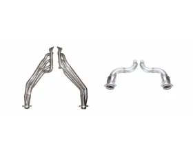 Pypes Exhaust Long Tube Header Kit With Catalytic Converters 304 Stainless Ford Mustang GT 2015-2017