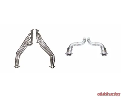 Pypes Exhaust Long Tube Header Kit With Catalytic Converters 304 Stainless Ford Mustang GT 2015-2017 - HDR78SK-1