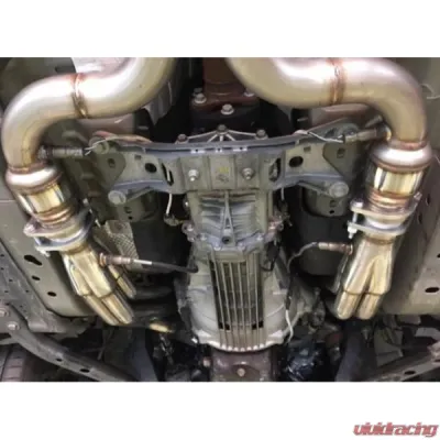 Pypes Exhaust Long Tube Header Kit With Catalytic Converters 304 Stainless Ford Mustang GT 2015-2017 - HDR78SK-1