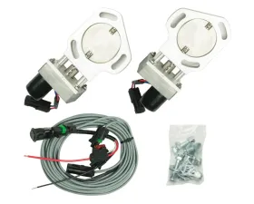 Pypes Exhaust Aluminum Stainless Steel Dual Exhaust Electric Dump Cutout