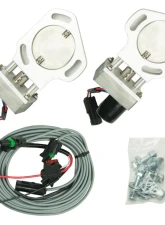 Pypes Exhaust Aluminum Stainless Steel Dual Exhaust Electric Dump Cutout                                     - HVE10 - Image 2