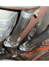 Pypes Exhaust 2.5" LH 15 3/4" RH 17 3/4" Flanges Included Stainless Steel Mid Pipe Exhaust Pipe                                     - PFF10K - Image 3