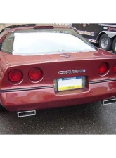 Pypes Exhaust 409 Stainless Race Pro Mufflers 2.5" Crossmember Back Exhaust Kit With X-pipe Chevrolet Corvette C4 1986-1991                                     - SCC40R - Image 3