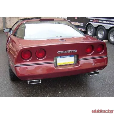 Pypes Exhaust 409 Stainless Race Pro Mufflers 2.5" Crossmember Back Exhaust Kit With X-pipe Chevrolet Corvette C4 1986-1991 - SCC40R