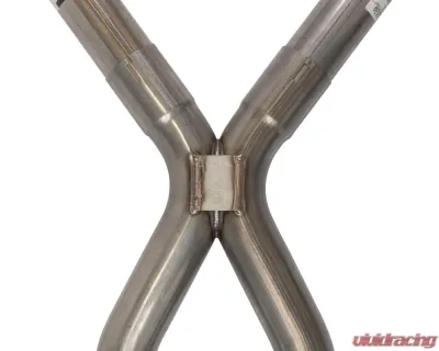 Pypes Exhaust 2.5" X-Pipe Crossmember Back Rear Exit Exhaust w/ Street Pro Mufflers Ford Fairlane 1966-1971 - SFF11S