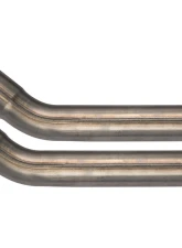 Pypes Exhaust 2.5" X-Pipe Crossmember Back Rear Exit Exhaust w/ Street Pro Mufflers Ford Fairlane 1966-1971                                     - SFF11S - Image 9
