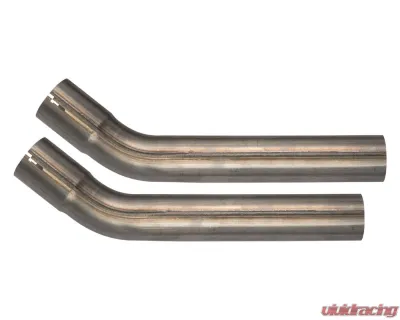 Pypes Exhaust 2.5" X-Pipe Crossmember Back Rear Exit Exhaust w/ Street Pro Mufflers Ford Fairlane 1966-1971 - SFF11S