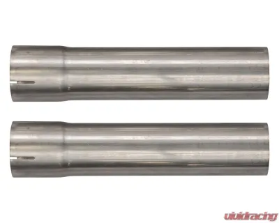Pypes Exhaust 2.5" H-Pipe Crossmember Back Rear Exit Exhaust w/ Street Pro Mufflers Ford Fairlane 1966-1971 - SFF41S