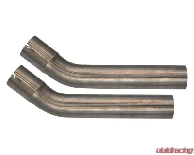 Pypes Exhaust 2.5" H-Pipe Crossmember Back Rear Exit Exhaust w/ Turbo Pro Mufflers Ford Fairlane 1966-1971 - SFF41T