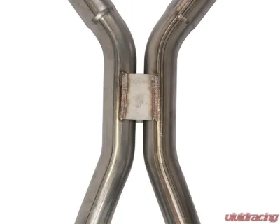 Pypes Exhaust 2.5" H-Pipe Crossmember Back Rear Exit Exhaust w/ Turbo Pro Mufflers Ford Fairlane 1966-1971 - SFF41T