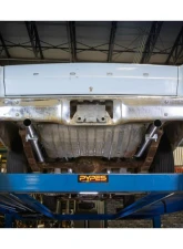 Pypes Exhaust 2.5" H-Pipe Crossmember Back Rear Exit Exhaust w/ Turbo Pro Mufflers Ford Fairlane 1966-1971                                     - SFF41T - Image 4