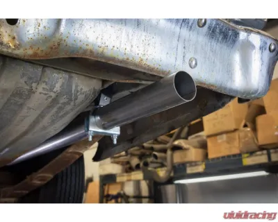 Pypes Exhaust 2.5" H-Pipe Crossmember Back Rear Exit Exhaust w/ Turbo Pro Mufflers Ford Fairlane 1966-1971 - SFF41T