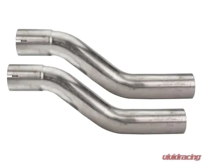 Pypes Exhaust 2.5" H-Pipe Crossmember Back Rear Exit Exhaust w/ Turbo Pro Mufflers Ford Fairlane 1966-1971 - SFF41T