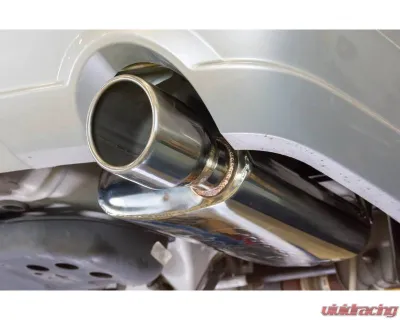 Pypes Exhaust Violator Series Axle Back Muffler System Dual Exit 2.5 4" Polished Tips Stainless Steel Ford Mustang GT | Shelby 2005-2010 - SFM60V