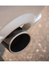 Pypes Exhaust Violator Series Axle Back Muffler System Dual Exit 2.5 4" Polished Tips Stainless Steel Ford Mustang GT | Shelby 2005-2010                                     - SFM60V - Image 5