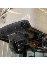 Pypes Exhaust Catback Mid Muffler Dual Exhaust 2.5" M80 Mufflers 4" Black Tips Stainless Steel Ford Mustang GT 2005-2010                                     - SFM66BLK - Image 3