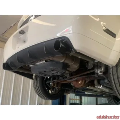 Pypes Exhaust Catback Mid Muffler Dual Exhaust 2.5" M80 Mufflers 4" Black Tips Stainless Steel Ford Mustang GT 2005-2010 - SFM66BLK