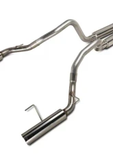 Pypes Exhaust Catback Dual Exhaust 2.5" M80 Muffler 4" Tips Stainless Steel Ford Mustang GT 2005-2010                                     - SFM66M - Image 2
