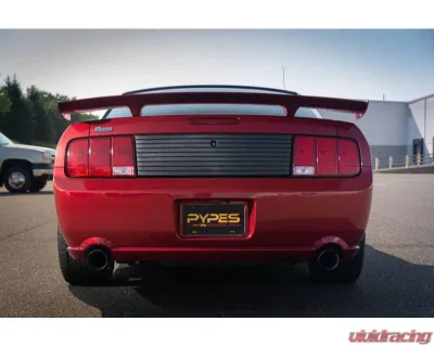 Pypes Exhaust Catback Dual Exhaust 2.5" M80 Muffler 4" Tips Stainless Steel Ford Mustang GT 2005-2010 - SFM66M