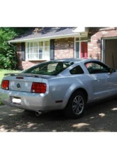 Pypes Exhaust Catback Exhaust Single Exit 2.5" Street Pro Mufflers 4" Polished Tips Stainless Steel Ford Mustang V6 2005-2010                                     - SFM67 - Image 7