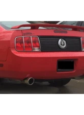 Pypes Exhaust Catback Exhaust Split Rear Dual Exit 2.5" True Dual After-Cat X/Mid Pipes Violator Muffler/4" Polished Tips Mustang 2005-2010                                     - SFM68 - Image 3