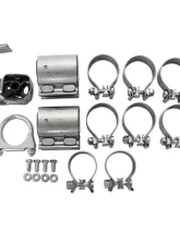 Pypes Exhaust Catback Mid Muffler Exhaust Split Rear Dual Exit 2.5" And Tailpipe M80 Mufflers 4" Polished Tips Included Stainless Steel Mustang 2005-2010                                     - SFM69 - Image 3