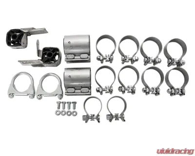 Pypes Exhaust Catback Mid Muffler Exhaust Split Rear Dual Exit 2.5" And Tailpipe M80 Mufflers 4" Polished Tips Included Stainless Steel Mustang 2005-2010 - SFM69
