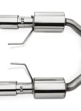 Pypes Exhaust Axle Back Dual Exhaust 3" Polished Tips Polished Stainless Steel Ford Mustang V6 | Ecoboost 2015-2022                                     - SFM84MS - Image 4