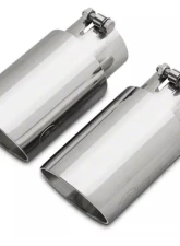 Pypes Exhaust Axle Back Dual Exhaust 3" Polished Tips Polished Stainless Steel Ford Mustang V6 | Ecoboost 2015-2022                                     - SFM84MS - Image 5