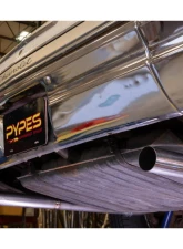 Pypes Exhaust 409 Stainless Steel Rear Exit X-Pipe Crossmember Back Exhaust w/ Street Pro Mufflers Chevrolet Impala | Biscayne 1965-1970                                     - SGB15S - Image 6