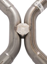 Pypes Exhaust 409 Stainless Steel Rear Exit H-Pipe Crossmember Back Exhaust w/ Street Pro Mufflers Chevrolet Impala | Biscayne 1965-1970                                     - SGB45S - Image 4