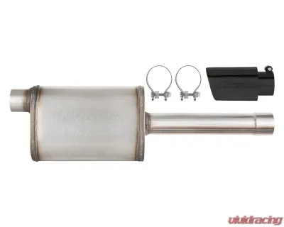Pypes Exhaust Muffler Replacement Kit, Violator Muffler, Black Tip for GM 1500 4.8L/5.3L 2019-2025 - SGT32VB