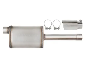 Pypes Exhaust Muffler Replacement Exhaust Kit, Violator Muffler Single Exit, Tunes & Tip GM 1500 4.8L | 5.3L 2019-2025