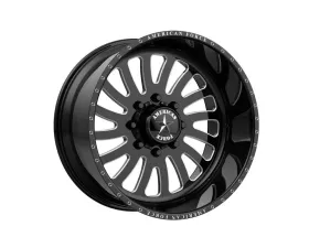 American Force AFW 74 Octane SS Wheel 24x11 8x180 0mm Gloss Black Machined