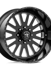 American Force AFW F20 Atom SS Wheel 24x11 8x180 0mm Gloss Black Machined                                     - AFTMF20G24-2-20 - Image 3