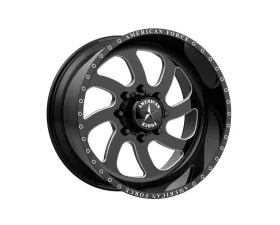 American Force AFW 76 Blade SS Wheel 24x14 8x170 -73mm Gloss Black Machined